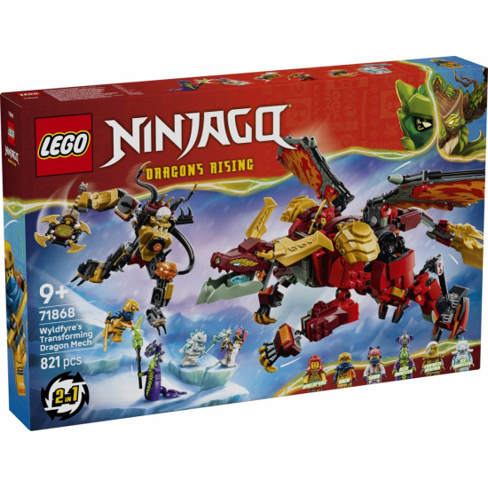 Klocki Ninjago 71868 Transformujący smoczy mech Wyldfyre 