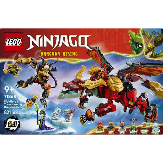 Klocki Ninjago 71868 Transformujący smoczy mech Wyldfyre 