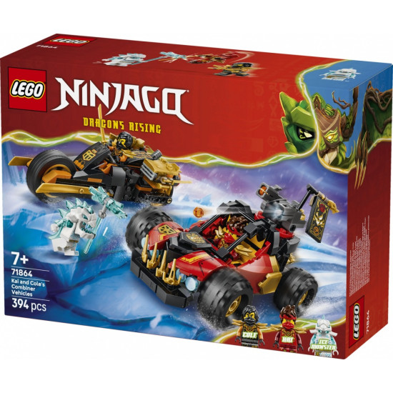 Klocki Ninjago 71864 Wielofunkcyjne pojazdy Kaia i Colea 