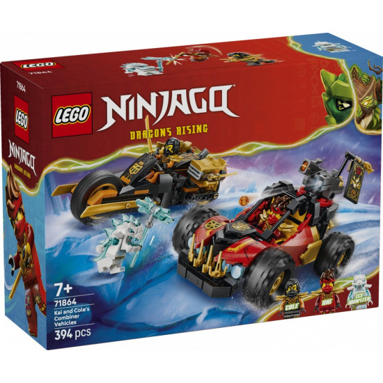 Klocki Ninjago 71864 Wielofunkcyjne pojazdy Kaia i Colea 