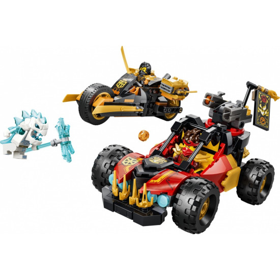 Klocki Ninjago 71864 Wielofunkcyjne pojazdy Kaia i Colea 