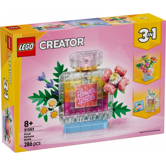 Klocki Creator 31383 Flakon perfum z kwiatową ozdobą