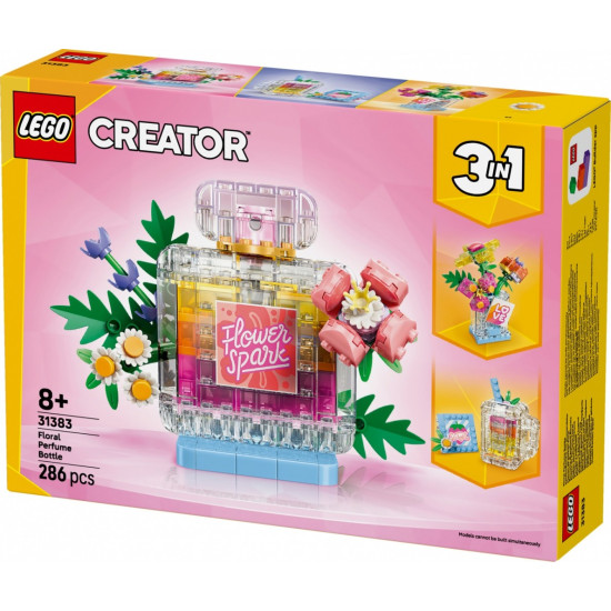 Klocki Creator 31383 Flakon perfum z kwiatową ozdobą