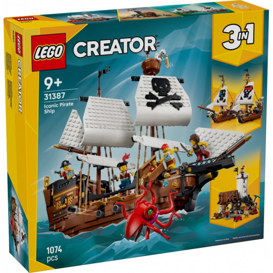 Klocki Creator 31387 Legendarny statek piracki