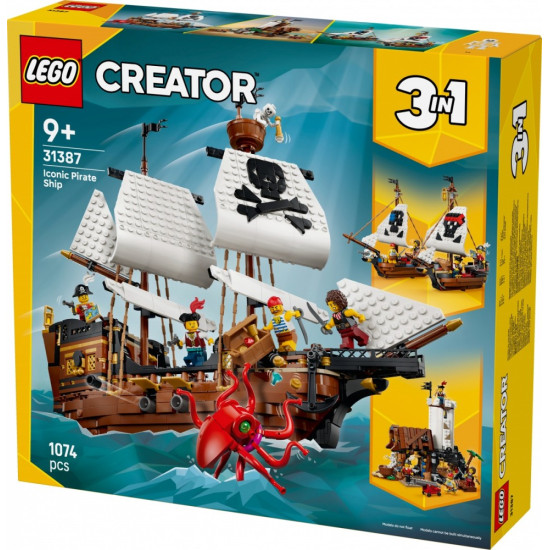 Klocki Creator 31387 Legendarny statek piracki