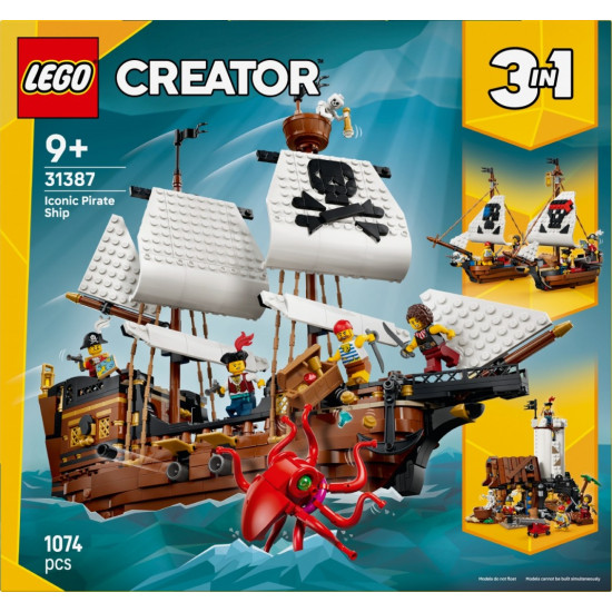 Klocki Creator 31387 Legendarny statek piracki