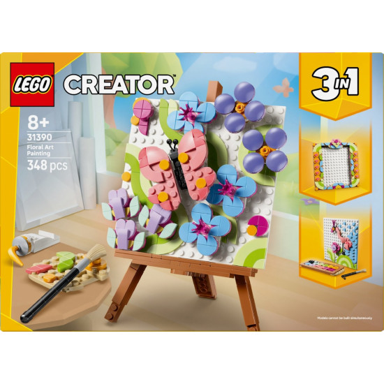 Klocki Creator 31390 Dekoracyjny obraz z kwiatami