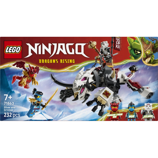 Klocki Ninjago 71863 Zilvar i smocza bestia Grimtak 