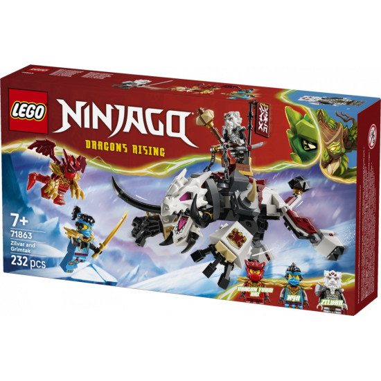 Klocki Ninjago 71863 Zilvar i smocza bestia Grimtak 