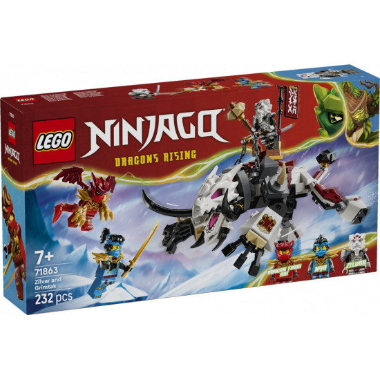 Klocki Ninjago 71863 Zilvar i smocza bestia Grimtak 