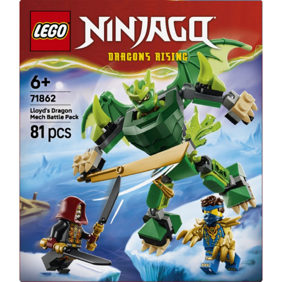 Klocki Ninjago 71862 Smoczy mech Lloyda - zestaw bitewny 