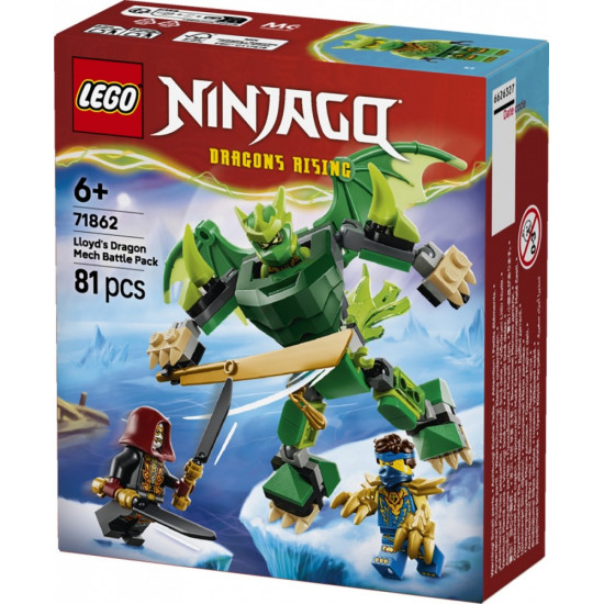 Klocki Ninjago 71862 Smoczy mech Lloyda - zestaw bitewny 