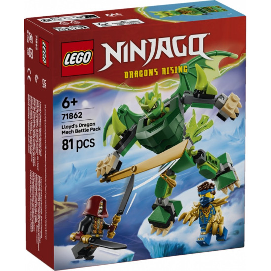 Klocki Ninjago 71862 Smoczy mech Lloyda - zestaw bitewny 