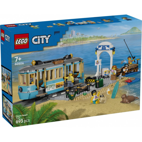 Klocki City 60506 Tramwaj przy plaży 