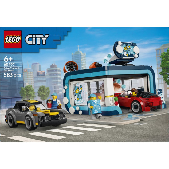 Klocki City 60497 Automatyczna myjnia samochodowa 