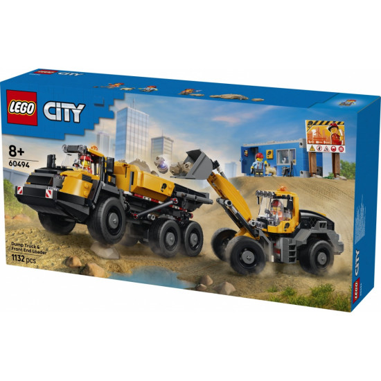 Klocki City 60494 Wywrotka i ładowarka czołowa 