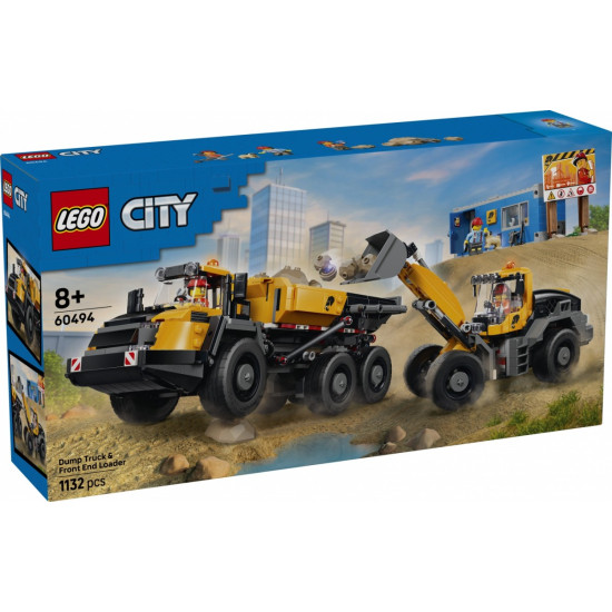 Klocki City 60494 Wywrotka i ładowarka czołowa 