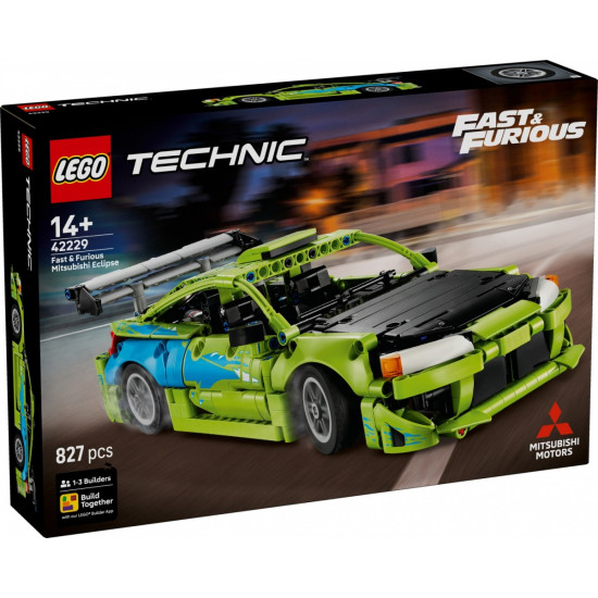 Klocki Technic 42229 Samochód Fast and Furious Mitsubishi Eclipse