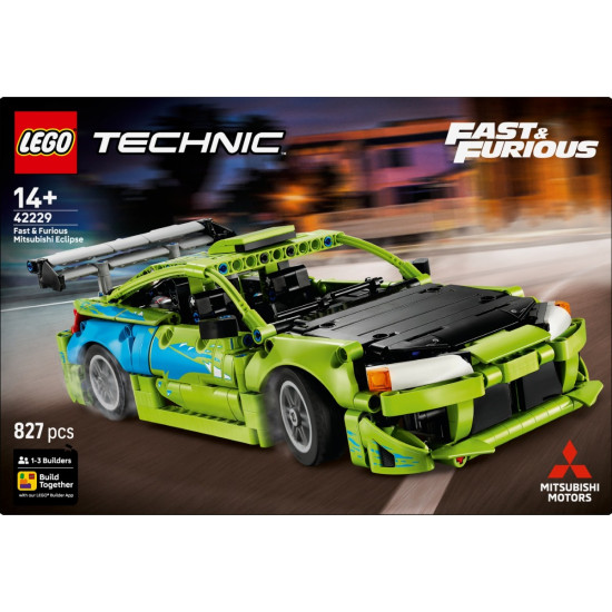 Klocki Technic 42229 Samochód Fast and Furious Mitsubishi Eclipse