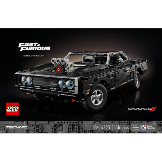 Klocki Technic 42231 Samochód Fast and Furious Dodge Charger R/T