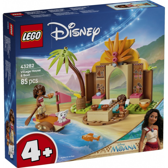 Klocki Disney 43282 Wiejska chatka i łódź