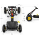 Gokart na pedały Thor Czarny
