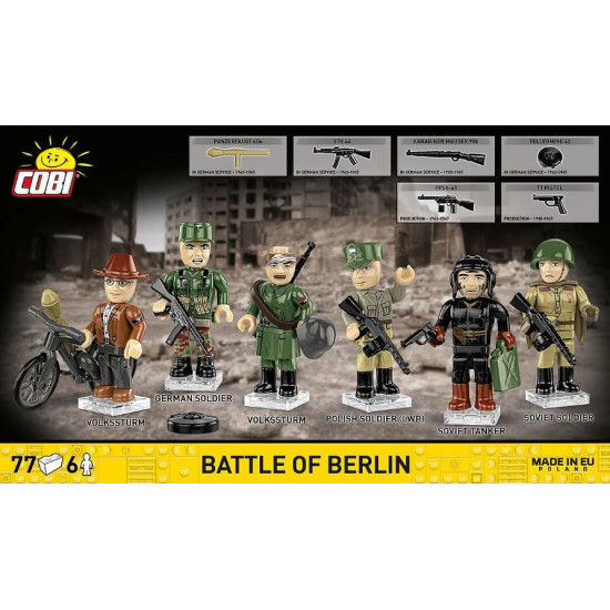 Klocki Bitwa o Berlin 77 elementów