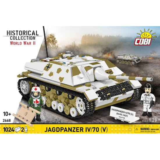 Klocki Jagdpanzer IV/70 (V) (Sd.Kfz.162/1) 1024 elementy