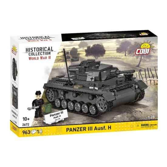 Klocki Panzer III Ausf.H 963 elementy