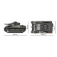 Klocki Panzer III Ausf.H 963 elementy