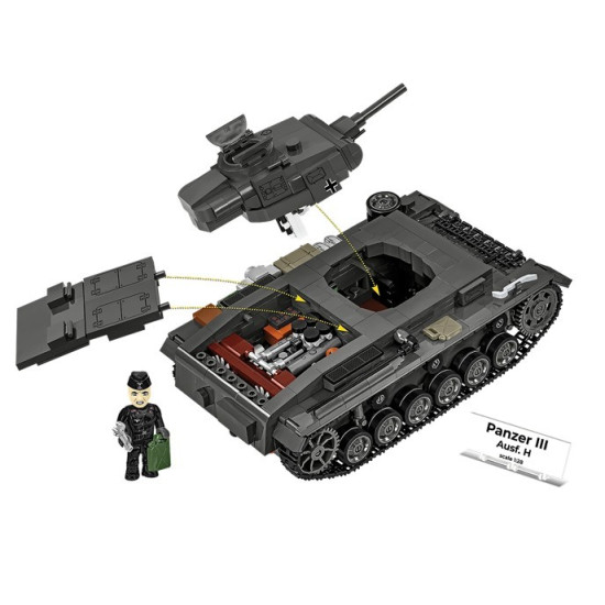 Klocki Panzer III Ausf.H 963 elementy
