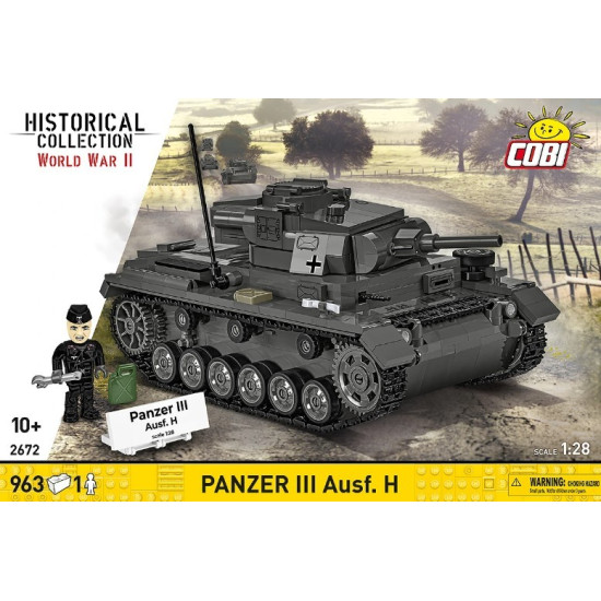 Klocki Panzer III Ausf.H 963 elementy
