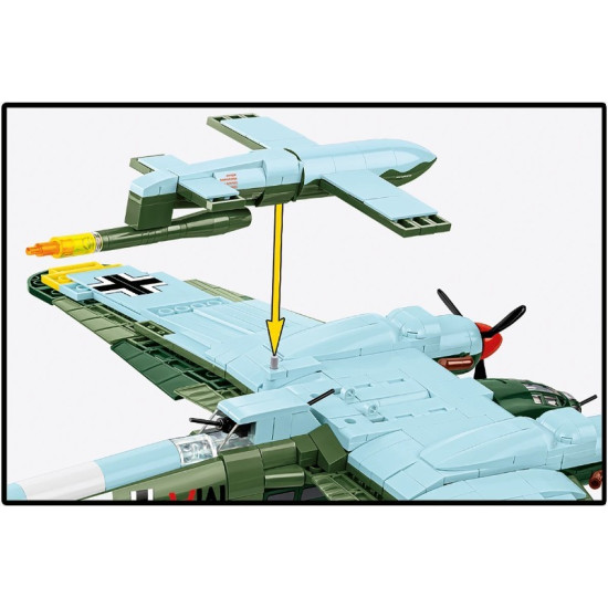 Klocki Heinkel HE 111 H-22 with V1 Flying Bomb 927 elementów