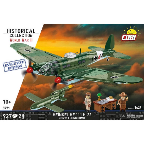 Klocki Heinkel HE 111 H-22 with V1 Flying Bomb 927 elementów