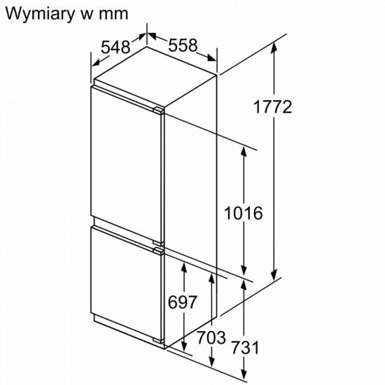 Chłodziarko-zamrażarka KIN86ADD0