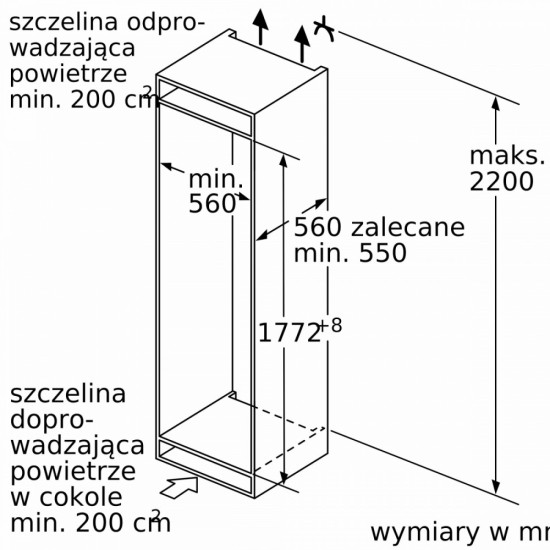 Chłodziarko-zamrażarka KIN86ADD0