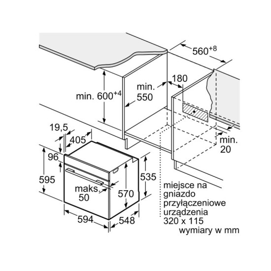 Piekarnik HBA334EB4