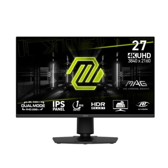 Monitor MAG 275UPD E14 27 cali/LED/UHD/Flat/288Hz/Czarny
