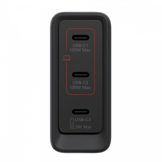 Ładowarka Multi-port USB-C 100W GaN 40AW100BEU