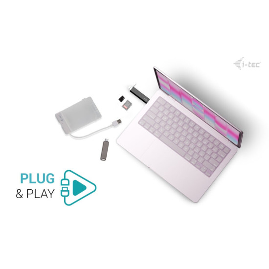 Czytnik kart USB-C/USB-A Dongle SD TF 2xUSB