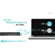 Czytnik kart USB-C/USB-A Dongle SD TF 2xUSB