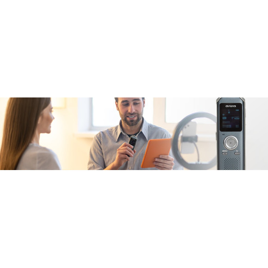 Dyktafon DVR-M700 16GB srebrny