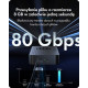 Obudowa z 80 Gbps IB-1980M-80G Thunderbolt 5 M.2 NVMe SSD