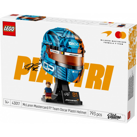 Klocki Editions 43017 Kask Oscar Piastri McLaren