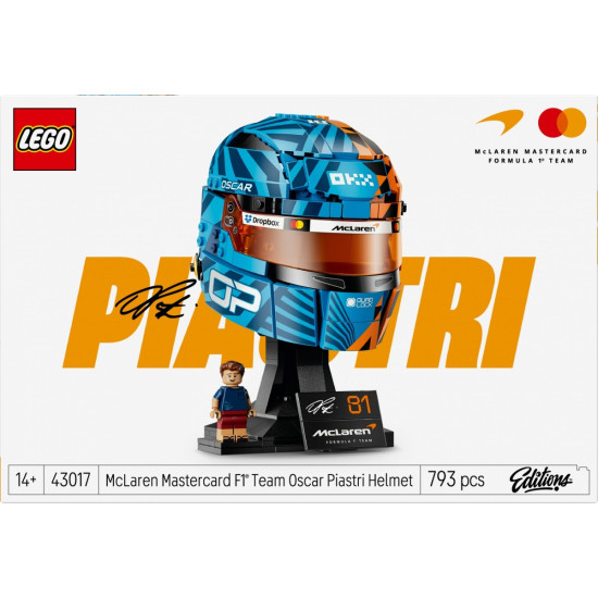 Klocki Editions 43017 Kask Oscar Piastri McLaren