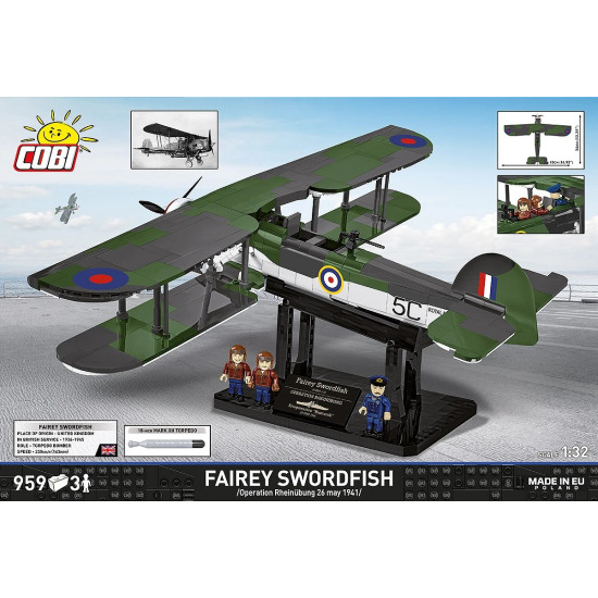 Klocki Fairey Swordfish - Executive Edition 959 klocków