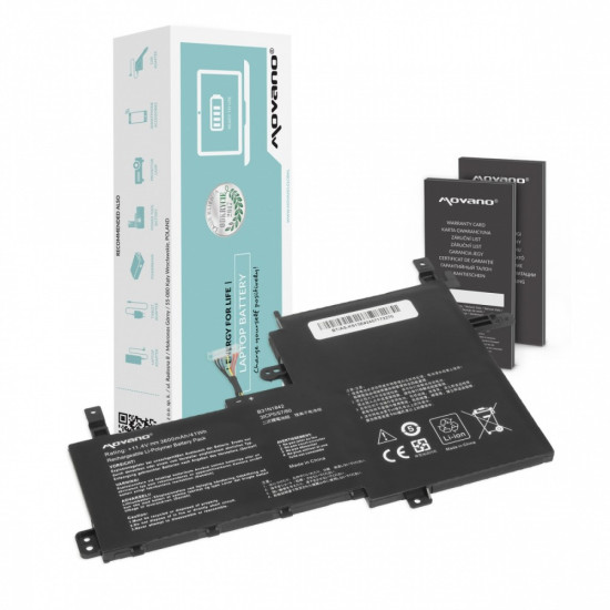 Bateria B31N1842 do Asus Vivobook K513E M513I S513E V531FA X531F - 3600 mAh (41 Wh)