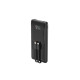 PowerBank 10000mAh ze zintegrowanymi kablami, LCD, QC3.0 20W, czarny