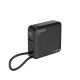 PowerBank 10000mAh 1xUSB-C/1xUSB-A 20W bezprzewodowy 15W czarny