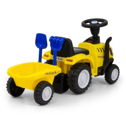 Jeździk Pojazd New Holland T7 Traktor żółty